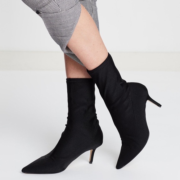 black sock boots topshop